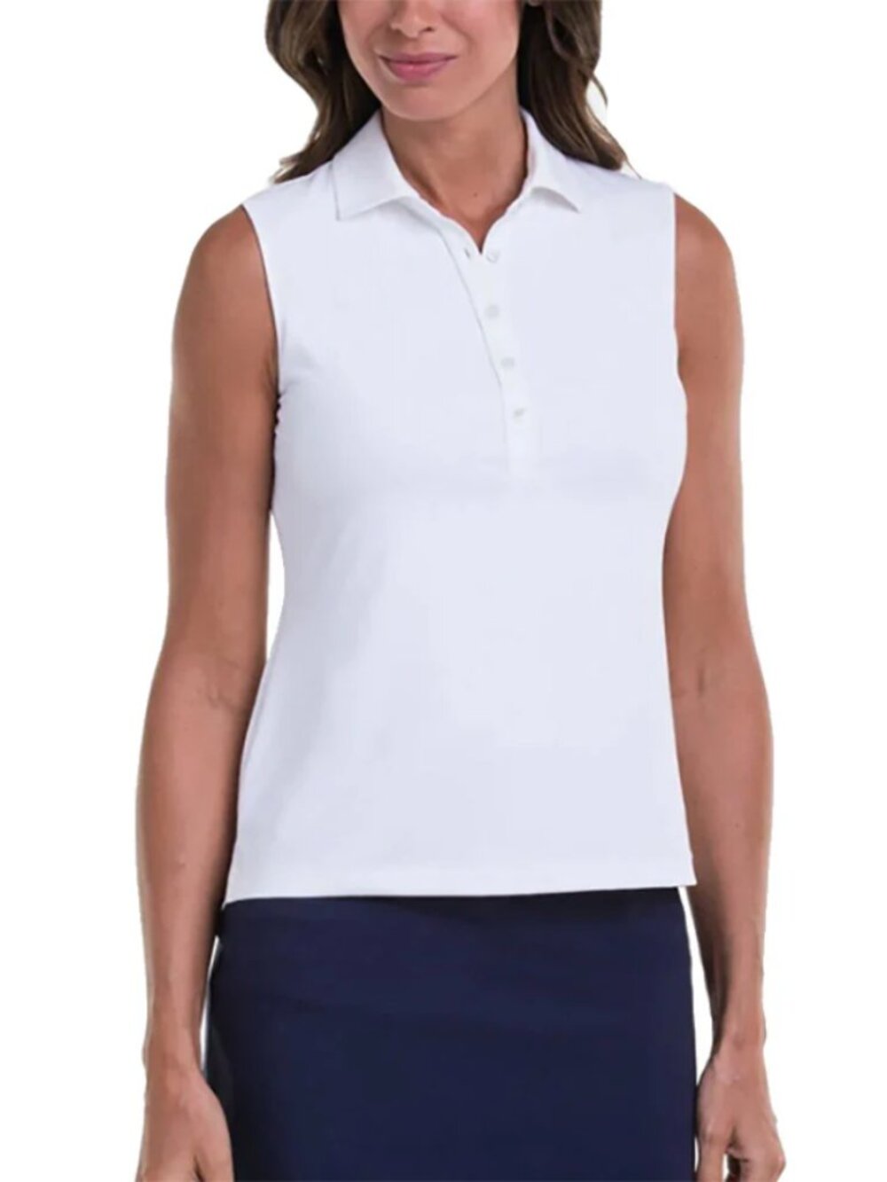 Fairway and Greene Charlotte Sleeveless Womens Golf Polo
